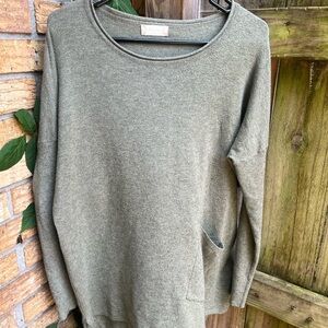 Altar'd State Cozy Green Crew Neck Sweater